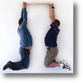 heavy duty diy flat pack shelf holding men